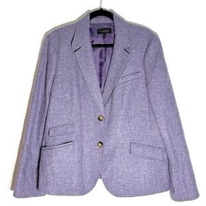 Talbots Purple Wool Blend Blazer